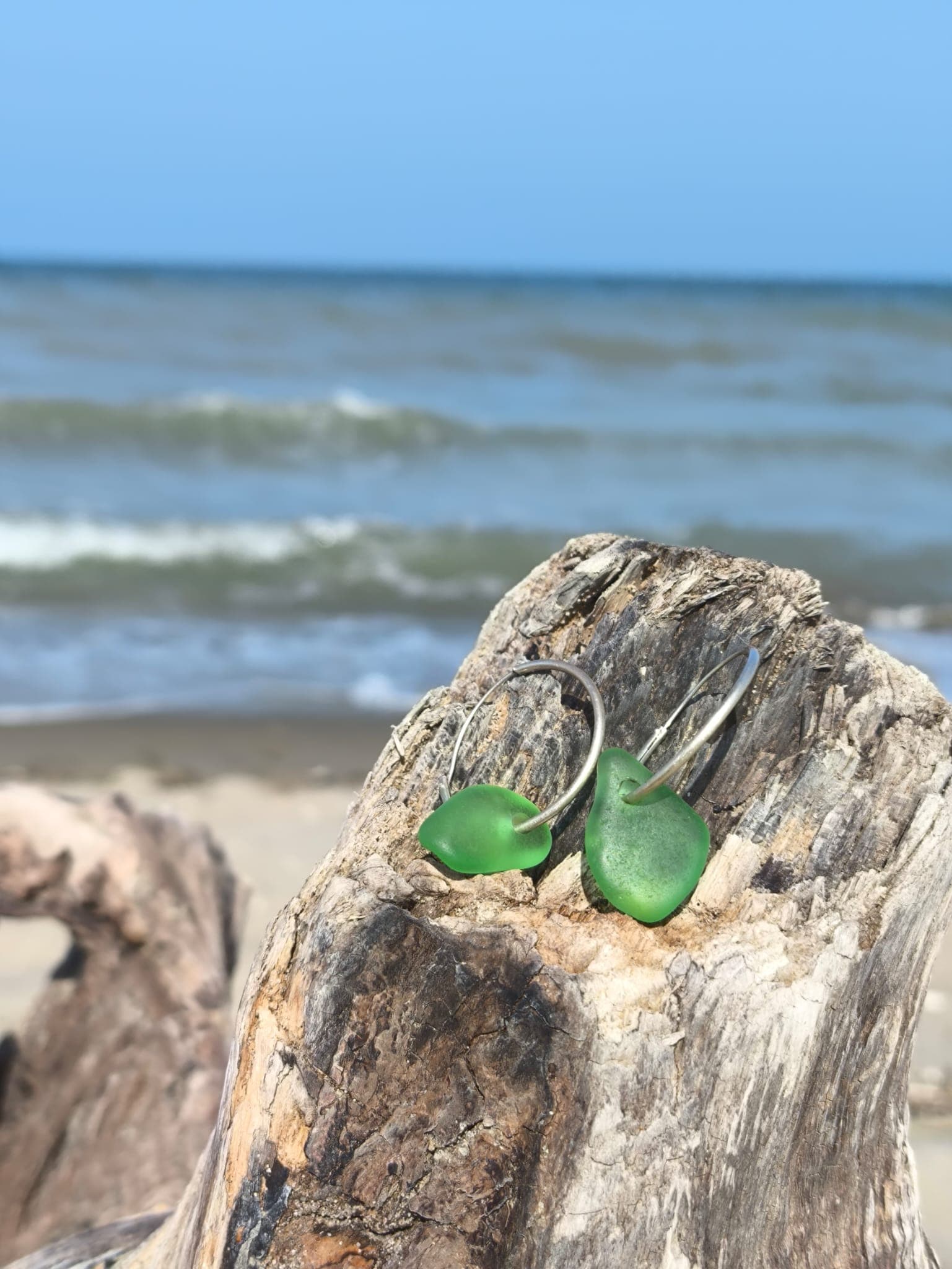 Orecchini Verdi Marini