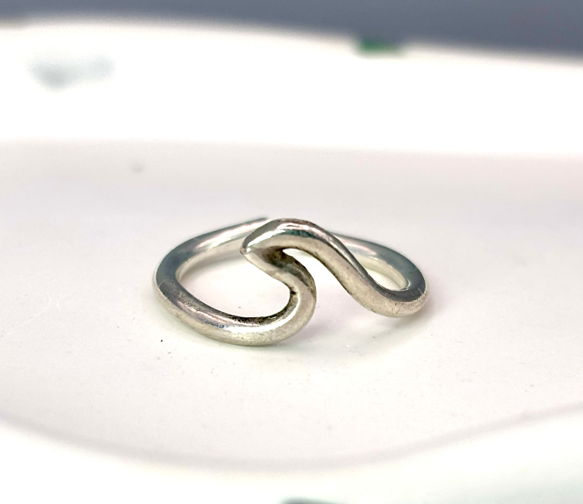 Anello Onde d'Argento